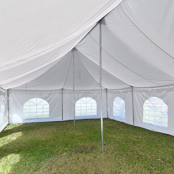 metal pole tent PVC Pole Tent 40'x20' White, Wedding Canopy. Party Tent, Free Shipping!