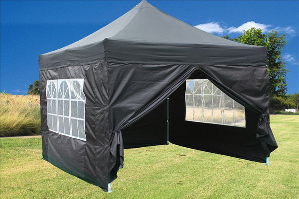 Black pop up tent online