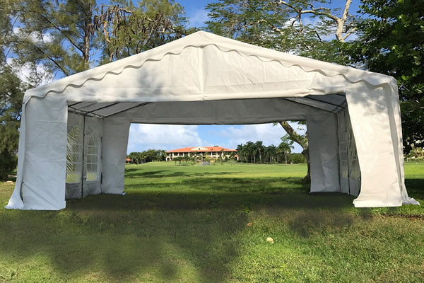 20x20 grow tent 20'x20' Budget PVC Tent