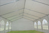 PE Party Tent 40'x16' with Waterproof Top - White