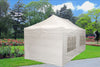FW Model 10'x20' White - Pop Up Tent Pro with Window Walls
