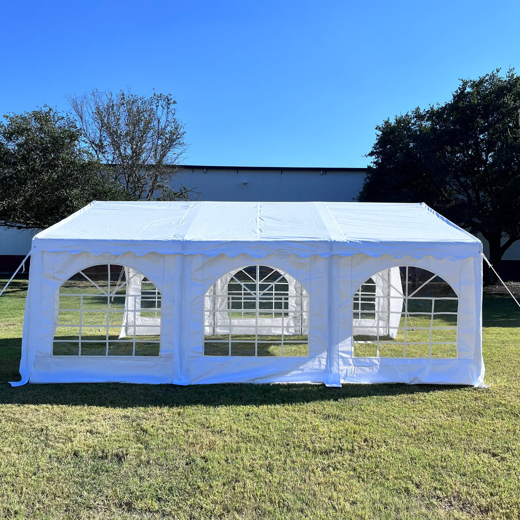 tent 5e cost Budget PE Party Tent 20'x16' with Waterproof Top – Deltacanopy