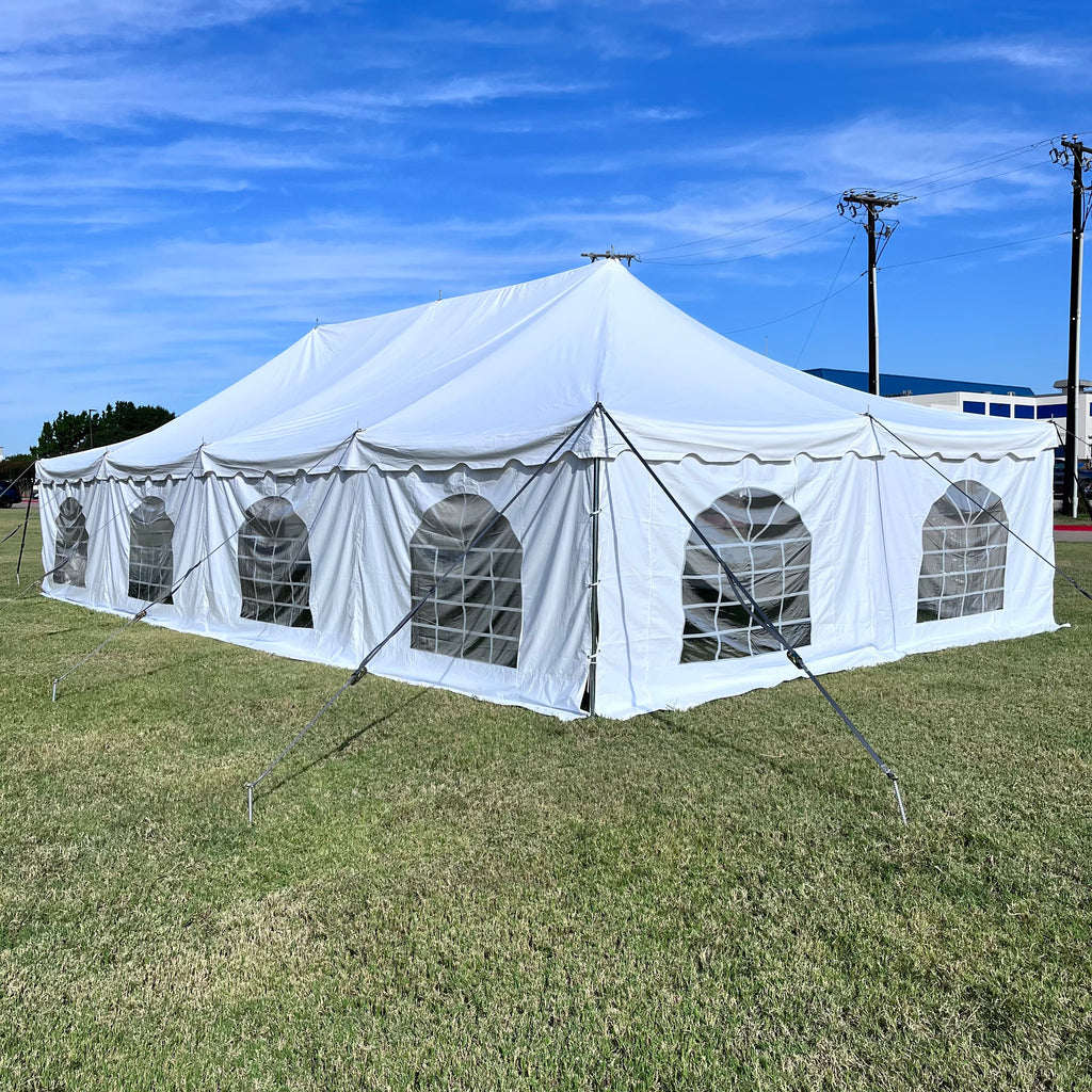 tente pvc PVC Pole Tent 40'x20' White, Wedding Canopy. Party Tent, Free Shipping!