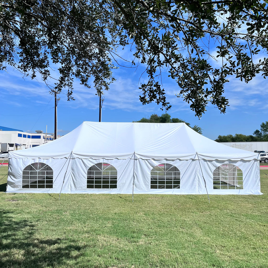 pole tents for weddings PVC Pole Tent 40'x20' White, Wedding Canopy. Party Tent, Free Shipping!