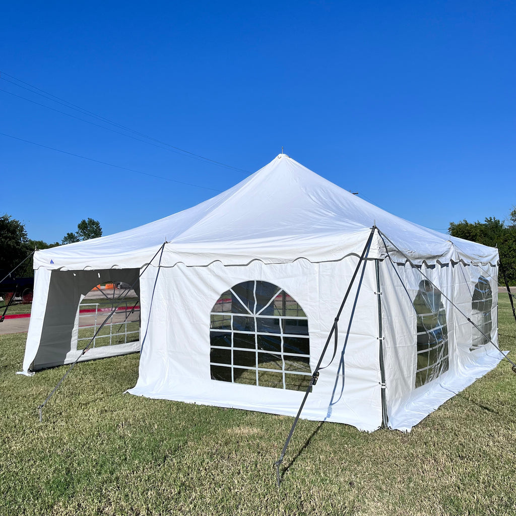 pole for tent Fire Retardant (FR) PVC Pole Tent