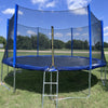 Outdoor Trampoline with Net and Ladder - 15ft in Diameter