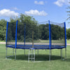 Outdoor Trampoline with Net and Ladder - 15ft in Diameter