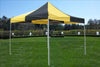 F Model 10'x10' Black Yellow - Pop Up Tent Pro