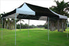 F Model 10'x20' Black White - Pop Up Tent Pro