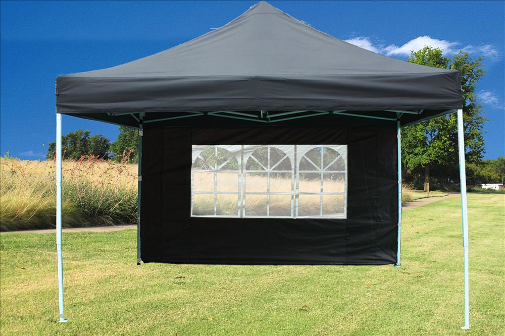 3x4 party tent Black 10'x10' Pop Up Tent Pro with 4 Window Walls wedding tent Gazebos
