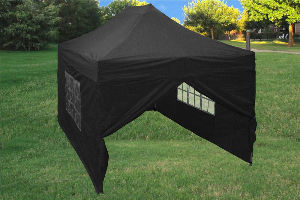 black 10x10 tent Black 10'x15' Pop Up Tent Pro