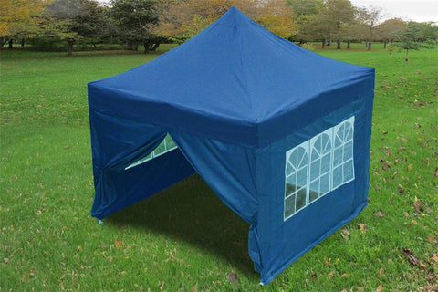 F Model 10'x10' Navy Blue - Pop Up Tent Pro