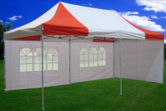 F Model 10'x20' Red White - Pop Up Tent Pro