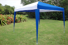 CS N 10'x10' Blue White - Pop Up Tent