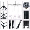 D/S Model 10'x10' - Pop Up Tent Canopy Shelter Shade with Weight Bags and Storage Bag