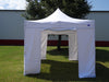 F Model 10'x10' White - Fire Retardant Pop Up Tent Pro