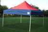 F Model 10'x10' Red Navy Blue - Pop Up Tent Pro