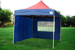 F Model 10'x10' Red Navy Blue - Pop Up Tent Pro