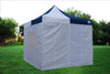 F Model 10'x10' Navy Blue/White - Pop Up Tent Pro