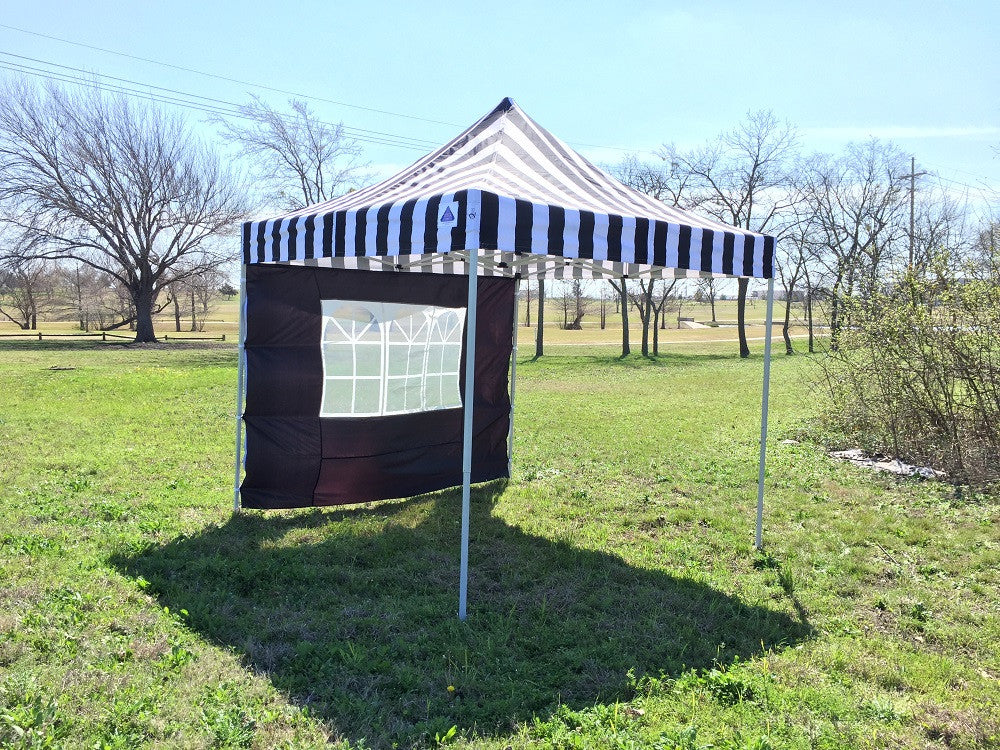 black white tent Black/White 10'x10' Pop Up Tent Pro