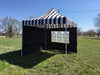 F Model 10'x10' Black Stripe - Pop Up Tent Pro