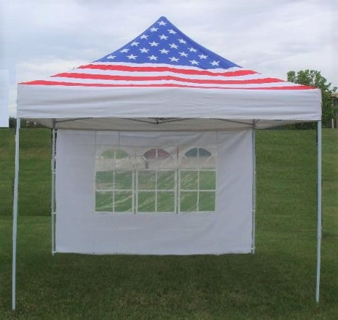 F Model 10'x10' American Flag - Pop Up Tent Pro