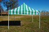 F Model 10'x10' Green Stripe - Pop Up Tent Pro