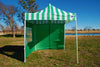 F Model 10'x10' Green Stripe - Pop Up Tent Pro