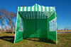 F Model 10'x10' Green Stripe - Pop Up Tent Pro