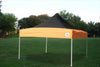 F Model 10'x10' Black Orange - Pop Up Tent Pro