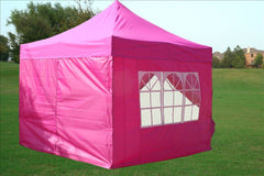 F Model 10'x10' Pink - Pop Up Tent Pro