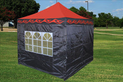 F Model 10'x10' Red Flame - Pop Up Tent Pro