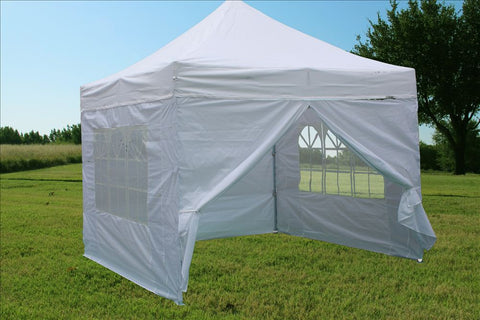 F Model 10'x10' White - Pop Up Tent Pro