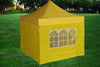 F Model 10'x10' Yellow - Pop Up Tent Pro