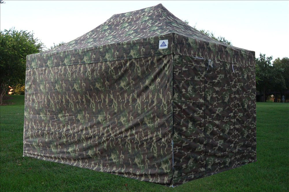 Camouflage 10'x15' Pop Up Tent Pro