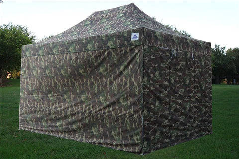 F Model 10'x15' Camouflage - Pop Up Tent Pro