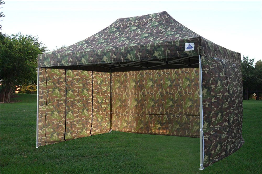 Camouflage 10'x15' Pop Up Tent Pro