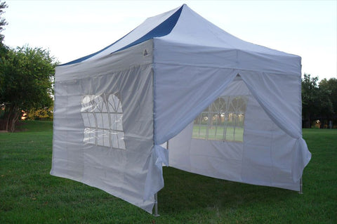 F Model 10'x15' Navy Blue/White - Pop Up Tent Pro