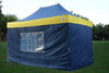 F Model 10'x15' Navy Blue/Yellow - Pop Up Tent Pro