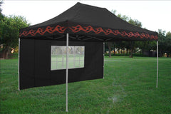 F Model 10'x15' Black Flame - Pop Up Tent Pro