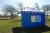 F Model 10'x15' Blue Stripe - Pop Up Tent Pro