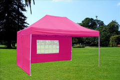 F Model 10'x15' Pink - Pop Up Tent Pro