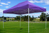 F Model 10'x15' Purple - Pop Up Tent Pro