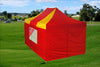 F Model 10'x15' Red Yellow - Pop Up Tent Pro