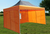 F Model 10'x15' Black Orange - Pop Up Tent Pro