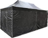 F/S Model 10'x20' Black - Pop Up Tent Pro with Solid Walls