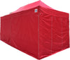 FS Model 10'x20' Red - Pop Up Tent Pro with Solid Walls