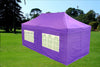 F Model 10'x20' Purple - Pop Up Tent Pro