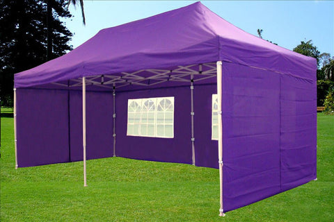 F Model 10'x20' Purple - Pop Up Tent Pro