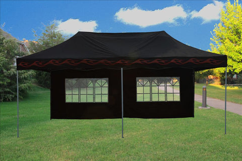 DW Model 10'x20' - Pop Up Tent Canopy Shelter Shade with Weight Bags and Storage Bag